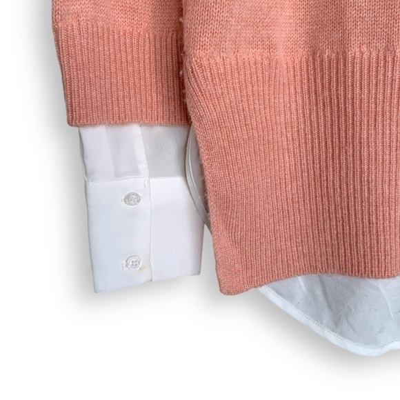 Brochu Walker Sweater Looker Layered V Neck Cashmere - Picture 11 of 14